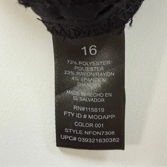 Nicole Miller Black Wide Leg Pants - Picture 11 of 12